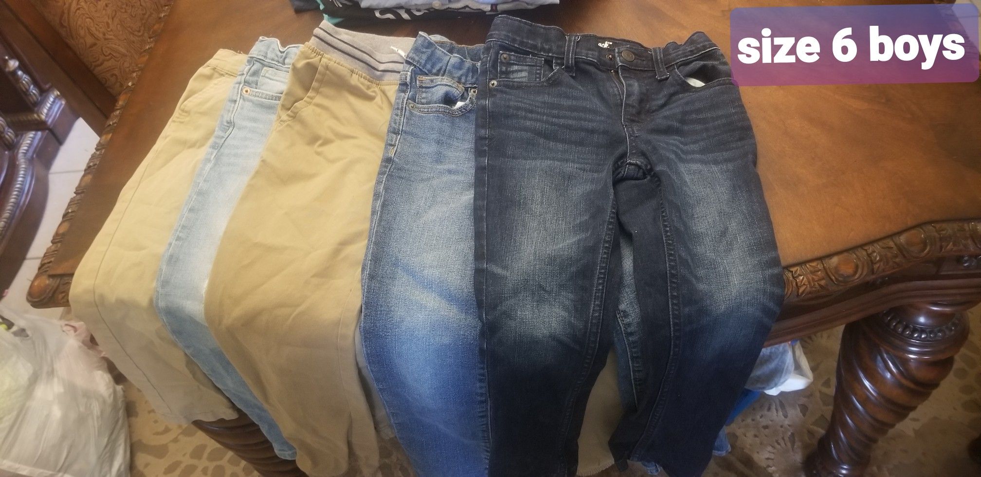 Boys jeans size 6.
