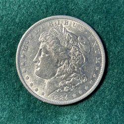 Morgan Silver Dollar 1884 0