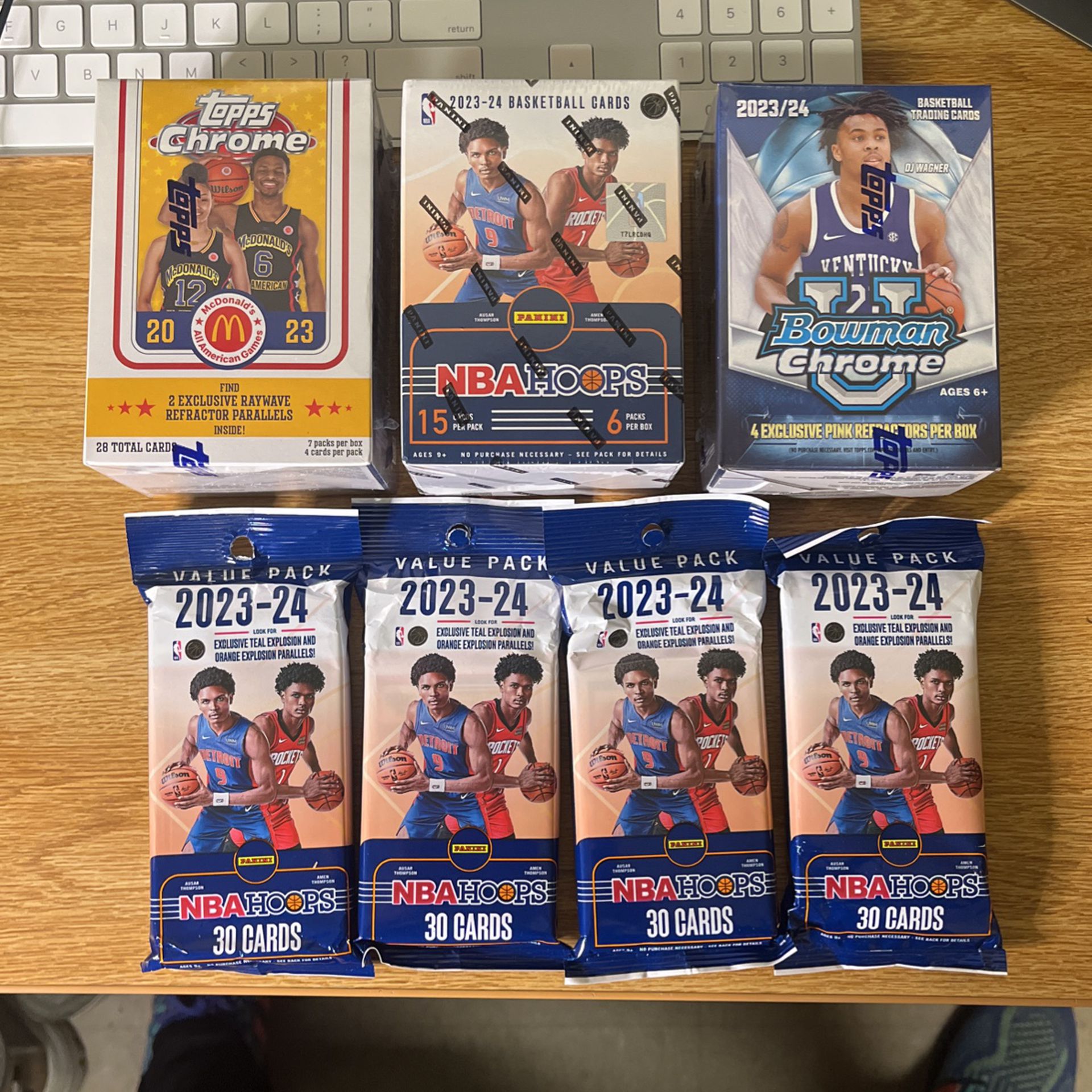Panini & Topps NBA Cards Unopened Boxes
