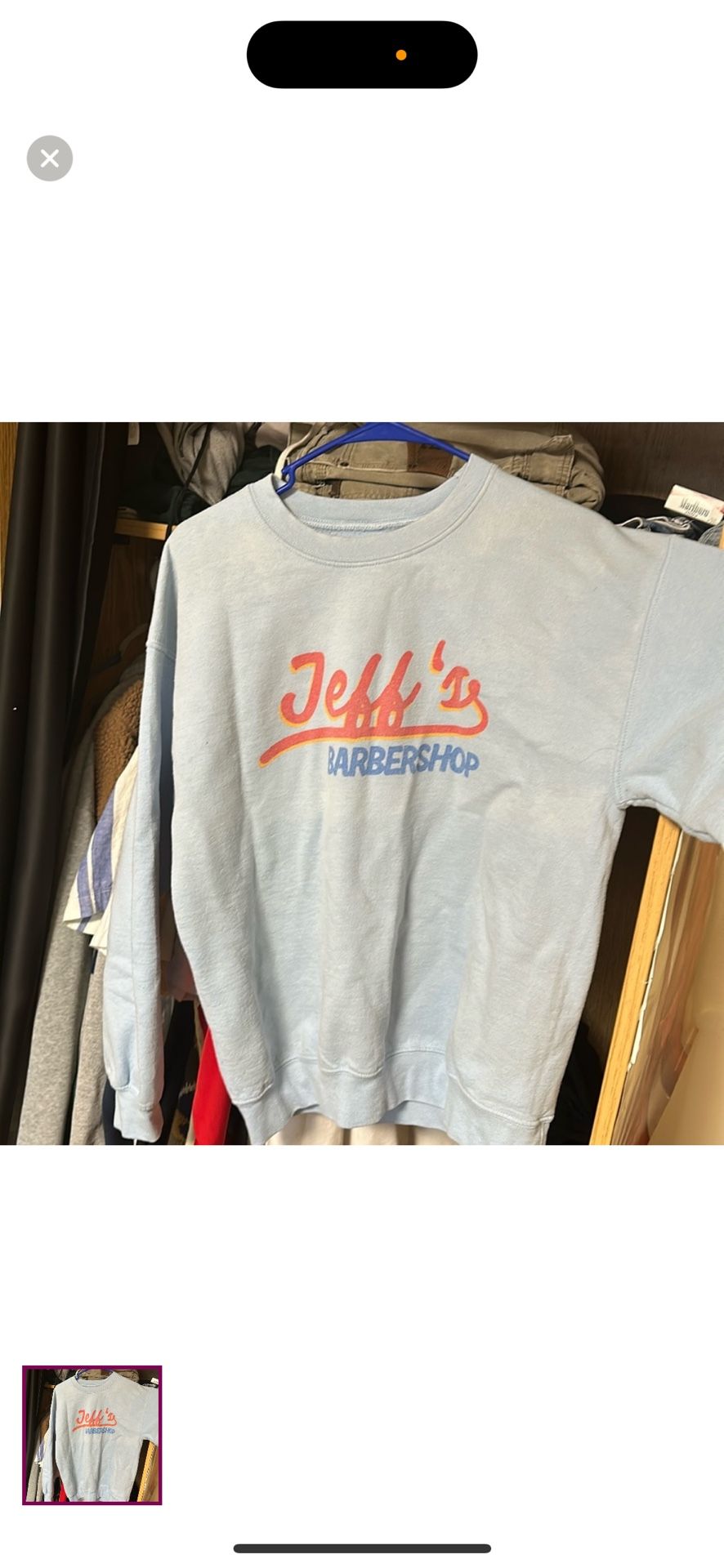 Jeff’s Barber Shop Sweatshirt