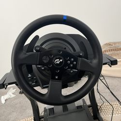 Full Thrustmaster Racing Sim Bundle – T300RS GT + Shifter + E-Brake + Cockpit (PS Compatible)