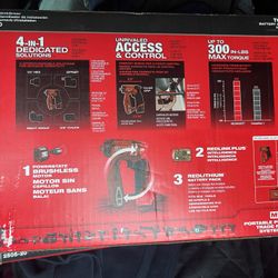 M12 FUEL 12V Lithium-Ion Brushless Cordless 4-in-1 Installation 3/8 in. Drill Driver with 4 Tool Head (Tool-Only)