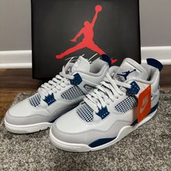 Air Jordan Retro 4 'Military Blue' Size 10