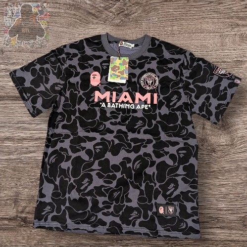 BAPE x Miami “A Bathing Ape” Camo Tee