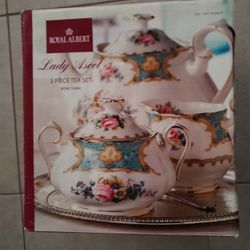 VintageNew Mr Royal 3 Pcs Tea SetAlbert. Rare