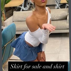 Skirt And Top For Sale 
