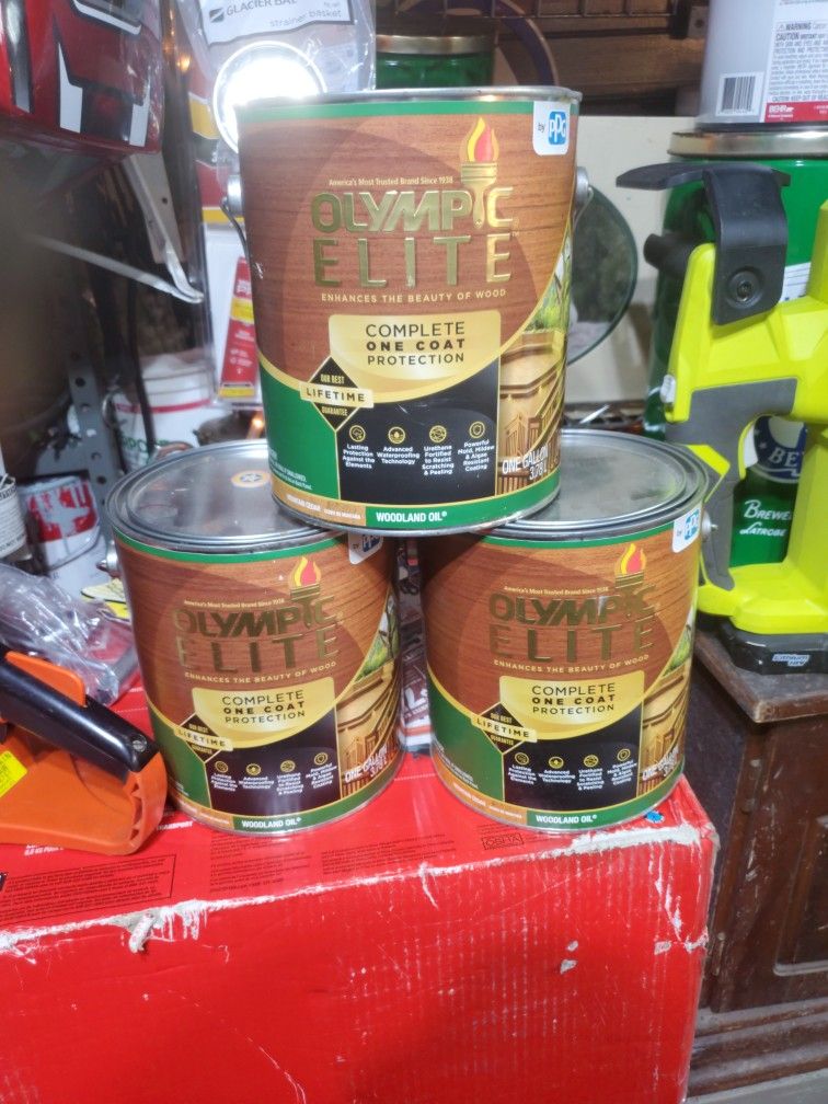 3 Gal Olympic One Coat Protection There Best Lifetime Guarantee