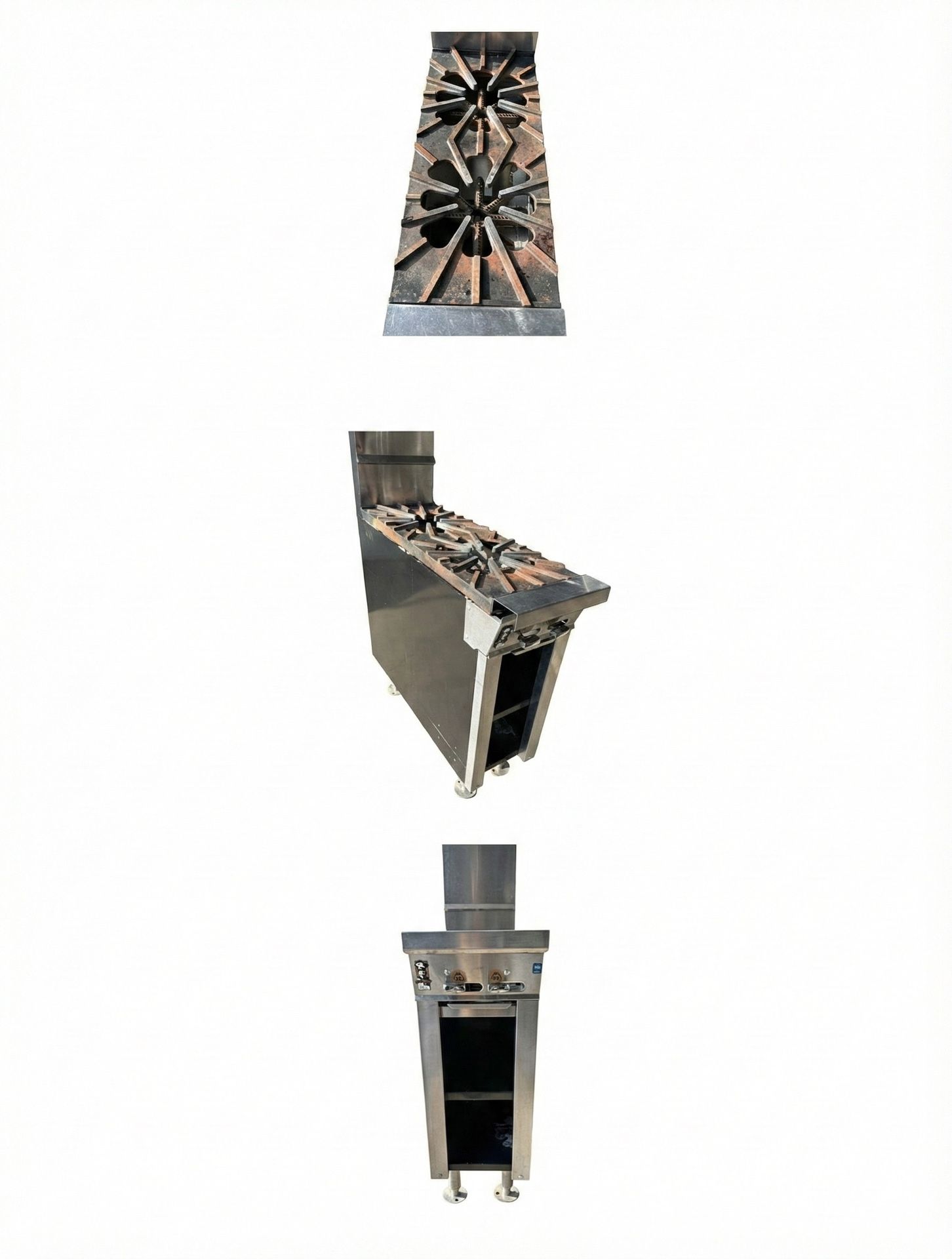 2 Burner 12" Gas Range Open Base Cabinet Montague MC12-5 Legend Series #3415