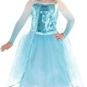 Disney Frozen premier Elsa costume Dress Girls L 12/14