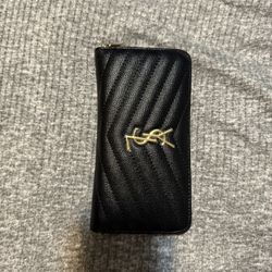 Black YSL Woman’s Wallet