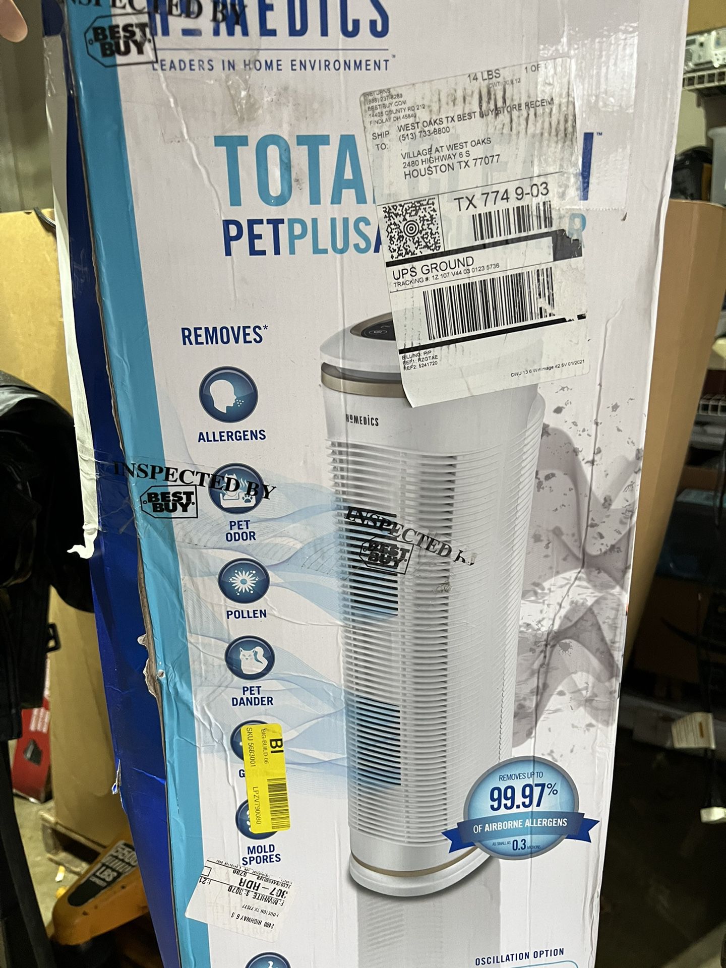 Pet Plus  Air Purifier True Hepa Filtration
