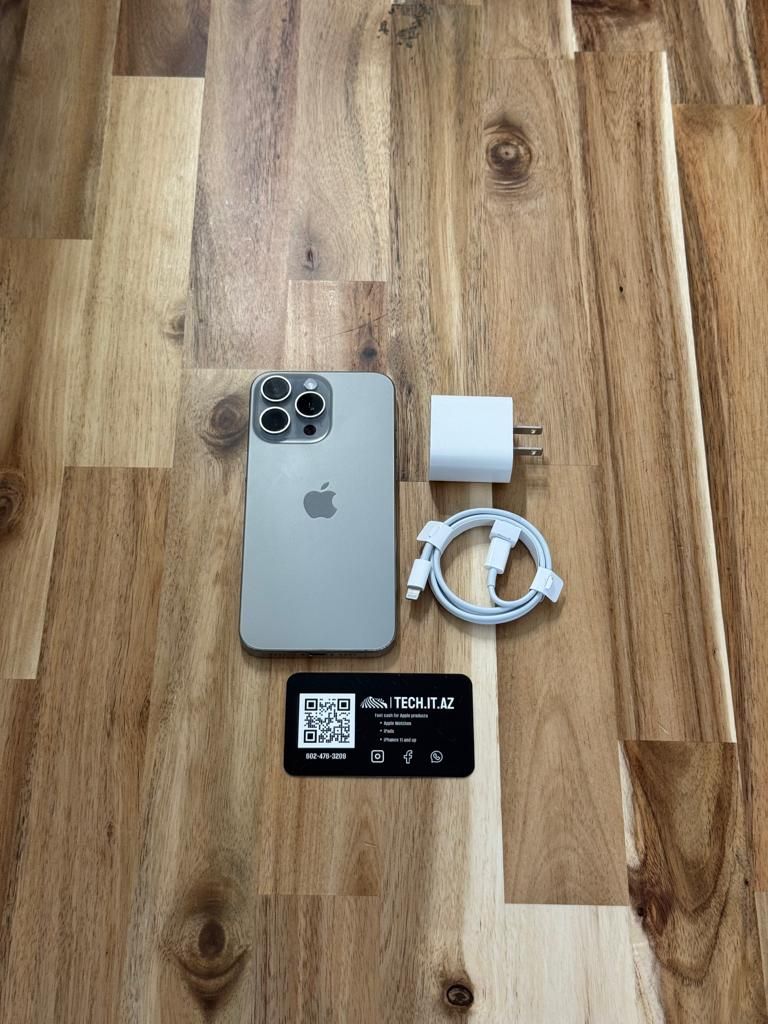 📱 iPhone 15 Pro Max | 256GB | Natural Titanium | T-Mobile/Metro PCS Only | Hablo Español