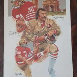 1982 Cliff Spohn 49ers Painting 