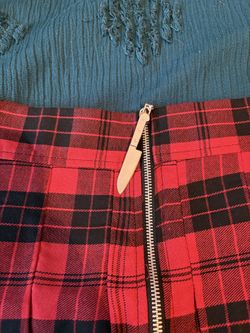 Checkered Skirt