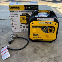 Champion Power Equipment 4500/3250-Watt Recoil Start Gasoline/Propane Powered Dual Fuel Inverter Generator with Quiet Technology and CO Shield