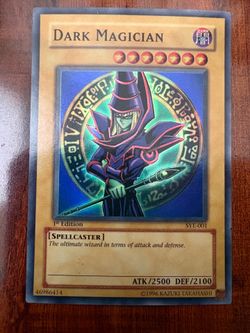 Yugioh Dark Magician 1st Edition SYE-001 Super Rare Unlimited LP