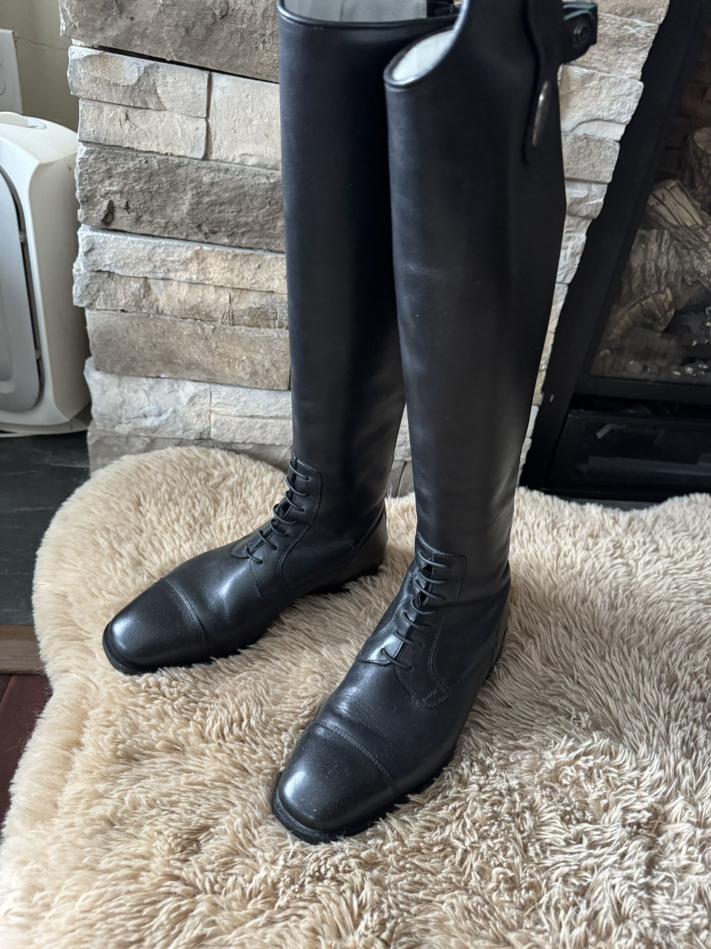 Equestrian Riding Boots DeNiro Tricolore Amabile Made In Italy Size 39