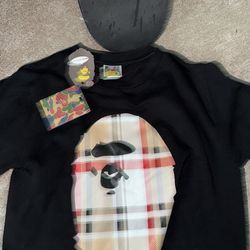 bape burryberry tee shirt