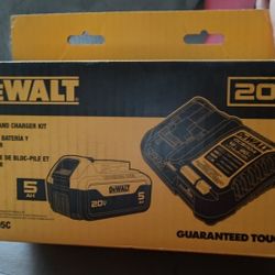DeWalt 5AH BATTERY & CHARGER