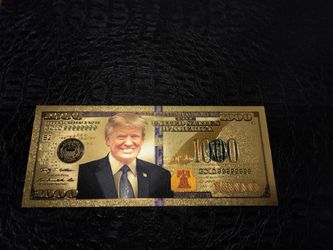 Donald Trump Gold Commemorative Bill