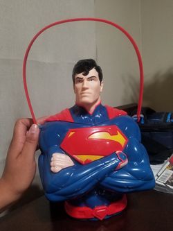 Superman trick or treat bucket