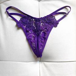 Open crotch crotchless panties s-L
