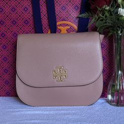  Tory Burch Britten Saddle Bag  Original 