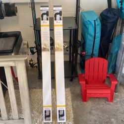 2- Sets Of Pipe Style Curtain Rods- UNOPENED