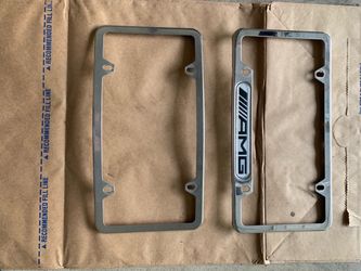 Chrome AMG Plate cover