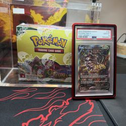 FS/FT Pokemon Evolving Skies Booster Box First Print And Giratina PSA 10