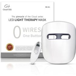 NEW/ Face Mask Light Therapy, Red Light Therapy for Face, Wireless High Dose Green, Blue, Infrared Light Therapy Mask for Skin Care & Anti-wrinkles, C