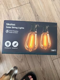 Skoiuc Solar String Lights 100FT