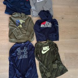 Boys Athletic Sweatshirts And Shirts-  Small