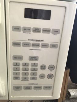 GE over the range Microwave-White