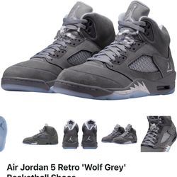 Jordan 5 Wolf Grey 