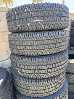 245/75r17 Michelin tires en excelentes condiciones de vida las 4
