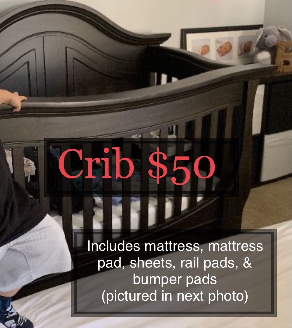 Crib $50 Mattress Included 
