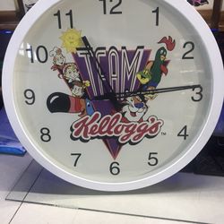 Kellogg cereal vintage clock