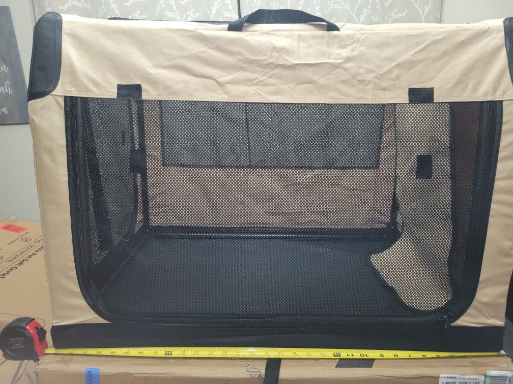 X Zone Collapsible Dog Crate - NEW