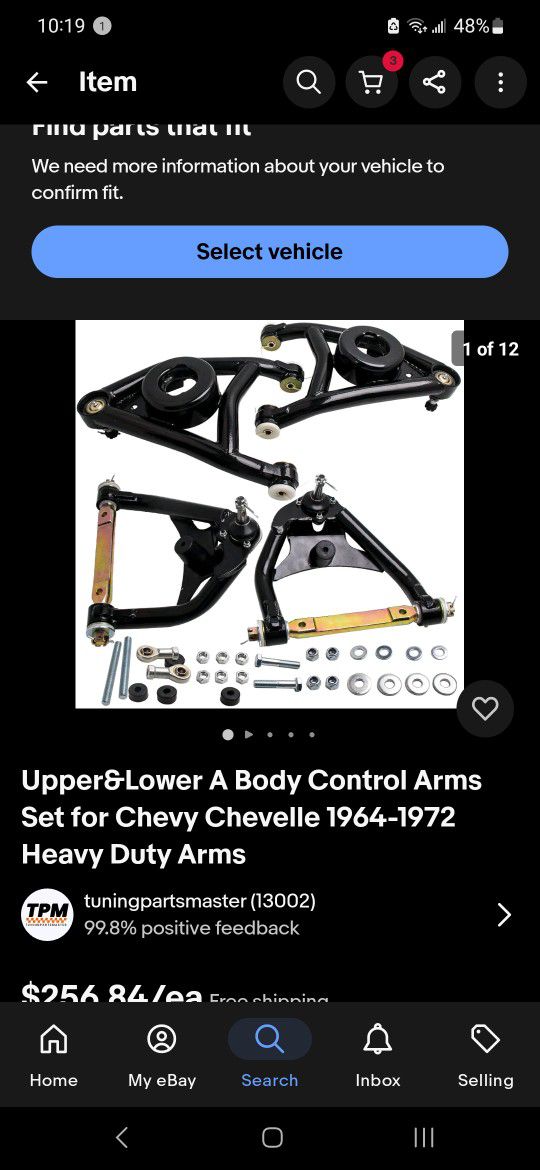 Classic Car Parts.  Control Arms 