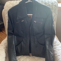 Vintage Leather Jacket From Argentina
