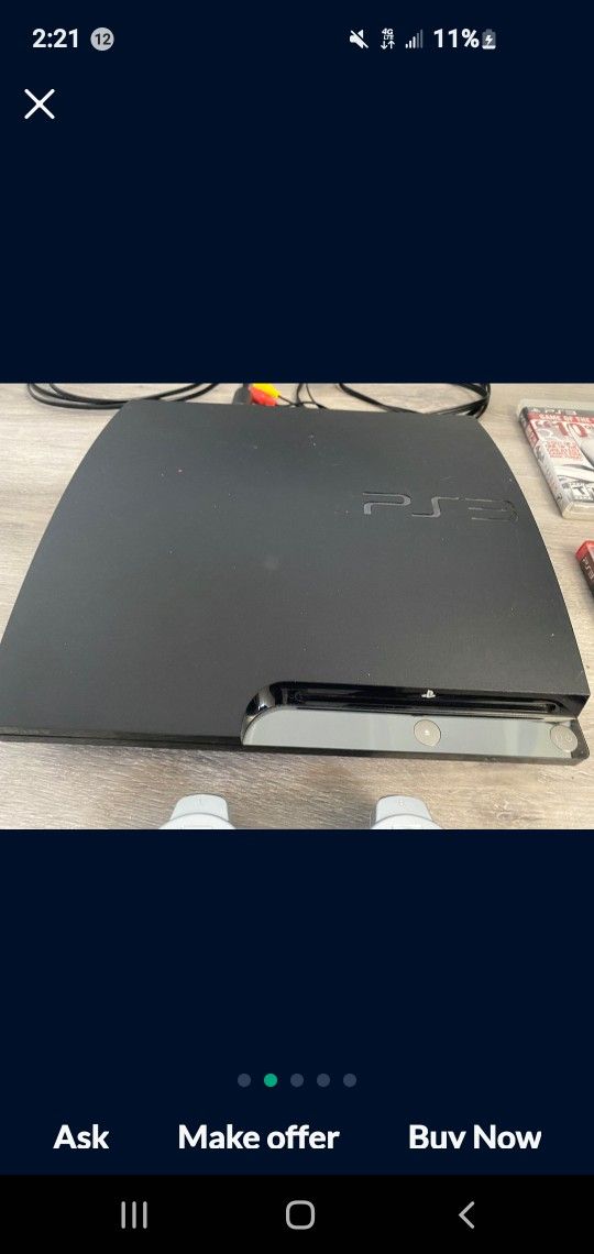 Ps3 Slim Console, Accessories, Controller 