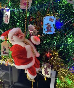 Christmass Santa Claus Decoration Music And Sound