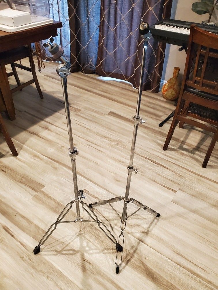 Pacific and Enforcer Lightweight Straight Cymbal Stands, Priced Separately