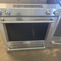 KitchenAid Slide Electric Stove 
