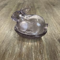 Bunny On Nest Nesting Dish 