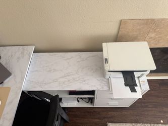 Desk and chair