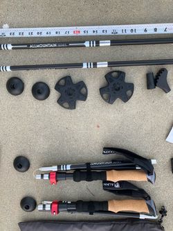 Aluminum hiking poles