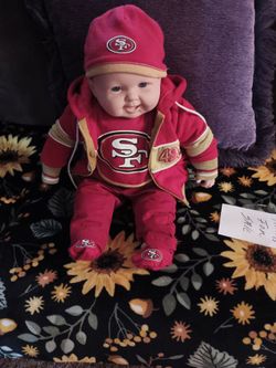 New 49 ers baby doll for 50.00