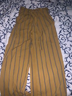 Palazzo Mutard Yellow Pants